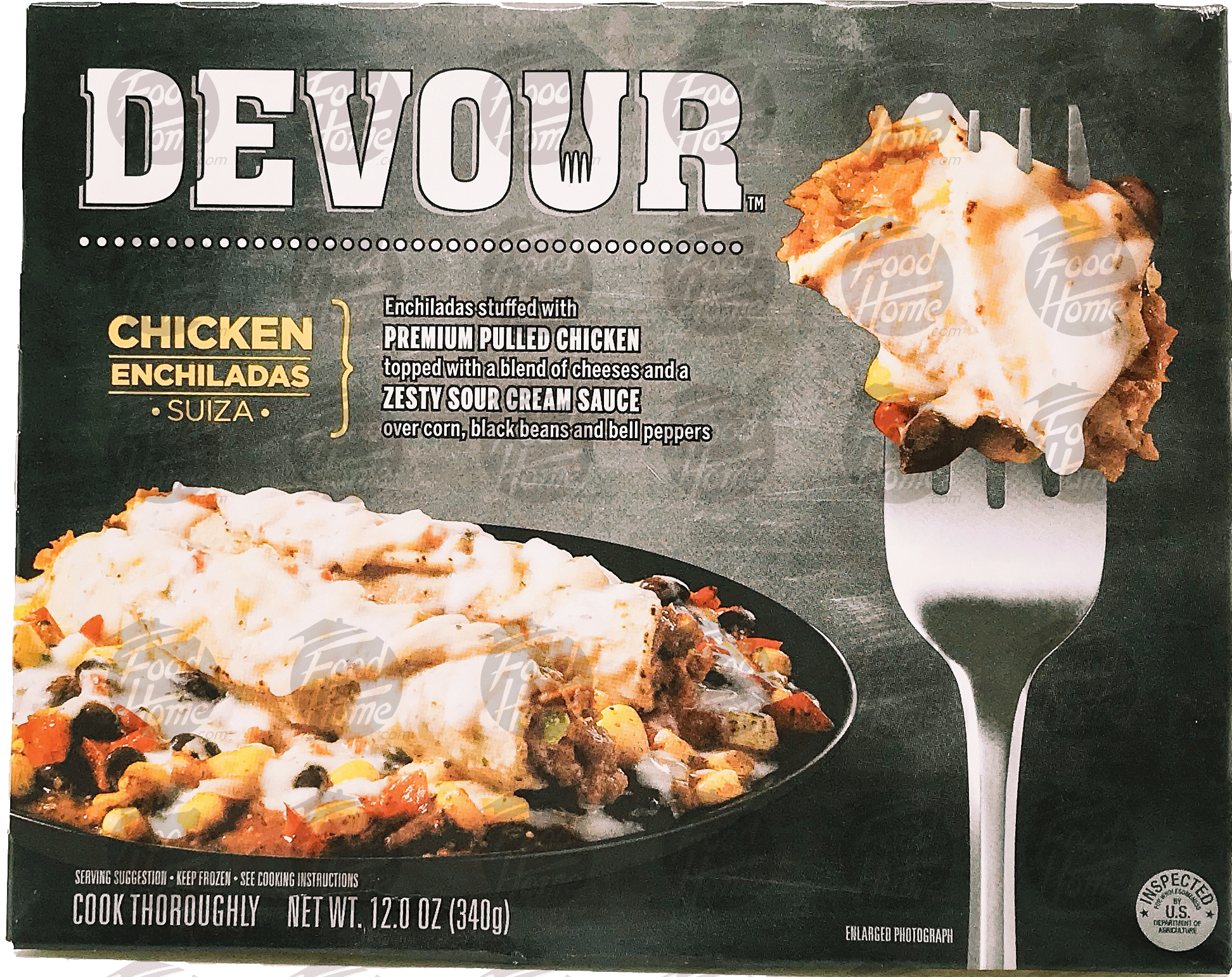 Devour&nbsp;&nbsp;chicken enchiladas suiza entree Full-Size Picture